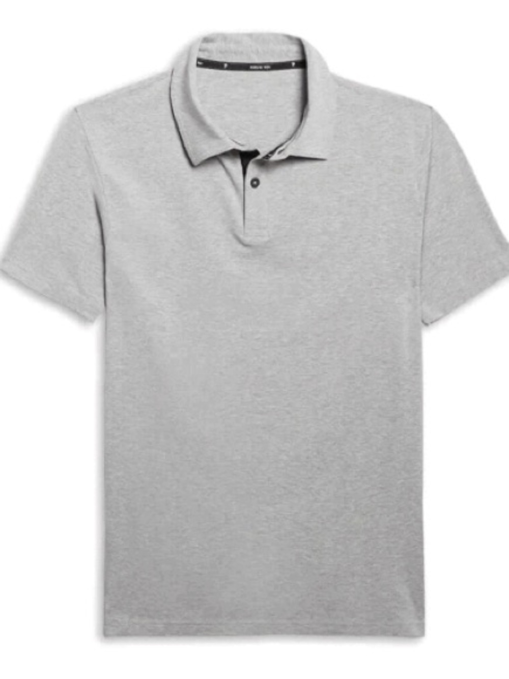 Public Rec Go-To Polo Shirt Gray Pima Cotton Blend Performance Size M